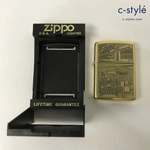ZIPPO ジッポー オイルライター 本社ビル&ビジターセンター ゴールド ’98