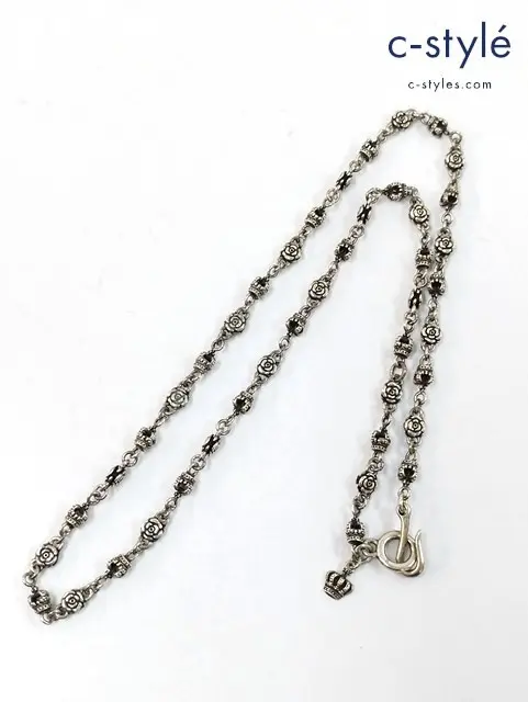 Justin Davis ジャスティンデイビス ネックレスチェーン シルバー SV925 WICKED ROSE CHAINE ローズ