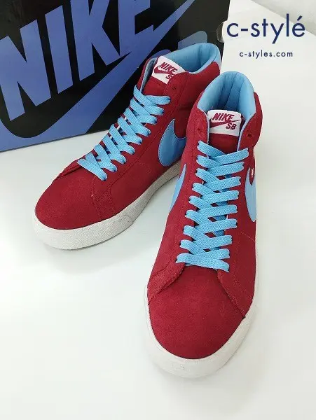 NIKE ナイキ スニーカー 28cm レッド系 BLAZER PREMIUM SB 314070-641