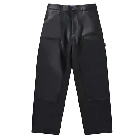 BlackEyePatch(ブラックアイパッチ) FAUX LEATHER EXTRA BAGGY DOUBLE KNEE PANTS