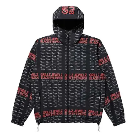 BlackEyePatch(ブラックアイパッチ) GRILLZ JEWELZ PATTERNED SHELL JACKET