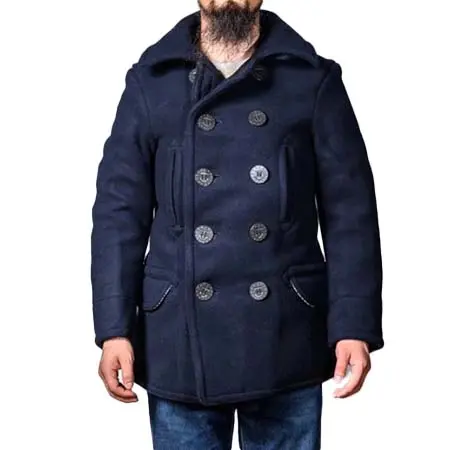 BONCOURA(ボンクラ) Pea Coat Cashmere Melton