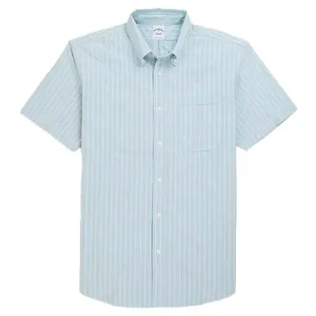 Brooks Brothers(ブルックスブラザーズ) オックスフォード　シーズナルパターン　ショートスリーブ　フライデーシャツ 100232493