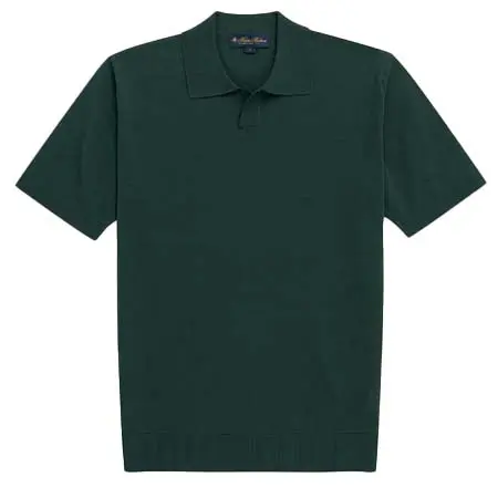 Brooks Brothers(ブルックスブラザーズ) ギマコットン　ジョニーカラー　ポロセーター 330002136