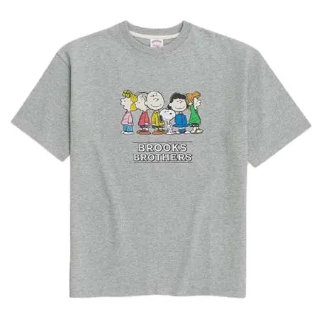 Brooks Brothers(ブルックスブラザーズ) Brooks Brothers × PEANUTS　コットン　ピーナッツ・ギャングプリント　Tシャツ 330002462