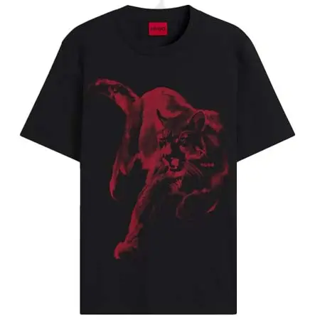 HUGO BOSS(ヒューゴボス) コットンジャージー Tシャツ グラフィックプリント Daffilo – 50568689