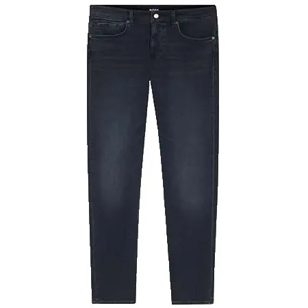 HUGO BOSS(ヒューゴボス) Delaware スリムフィットジーンズ インディゴ ニットデニム P-Delaware – 50571822