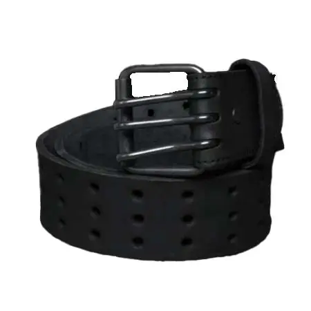 ISAMU KATAYAMA BACKLASH (イサムカタヤマバックラッシュ) JP SHOULDER GARMENT-DYED 3PIN-BUCKLE BELT 50mm  318-04
