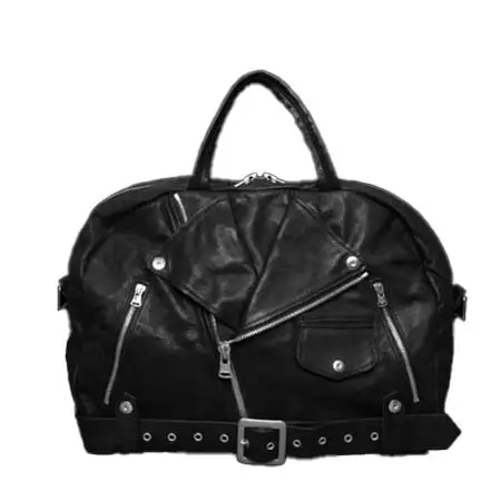 ISAMU KATAYAMA BACKLASH (イサムカタヤマバックラッシュ) JAPAN CALF GARMENT-WASH RIDERS GYM BAG 254-05