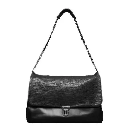 ISAMU KATAYAMA BACKLASH (イサムカタヤマバックラッシュ) SEAL SKIN + JP STEER LARGE CHAIN BAG 261-01
