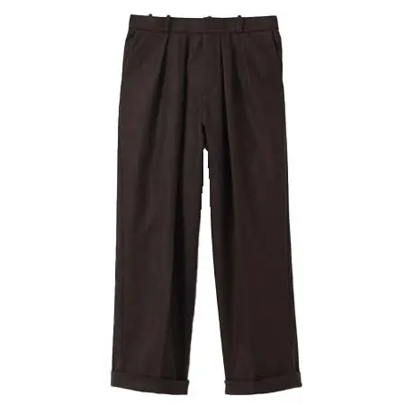 JOHNSTONS OF ELGIN(ジョンストンズオブエルガン) トラクエア ツイルチェック トラウザーズ TB000862