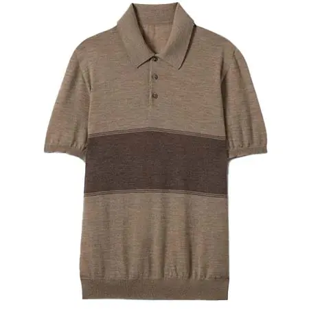 JOHNSTONS OF ELGIN(ジョンストンズオブエルガン) スーパーファインカシミア ポロシャツ KAI05741