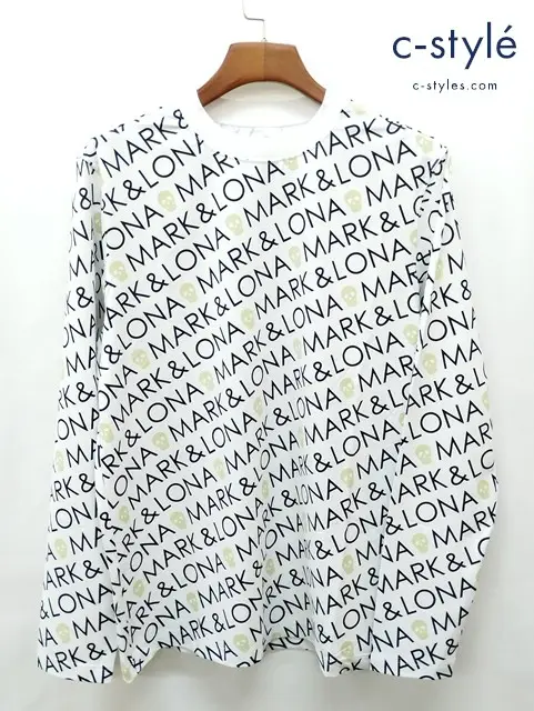MARK&LONA マーク&ロナ ロングTシャツ 50 ホワイト 長袖 Alpha Inner MLM-4A-AU30