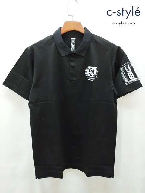 MARK&LONA マーク&ロナ ポロシャツ 50 ブラック 半袖 DST Motion Polo MVM-4A-AP01