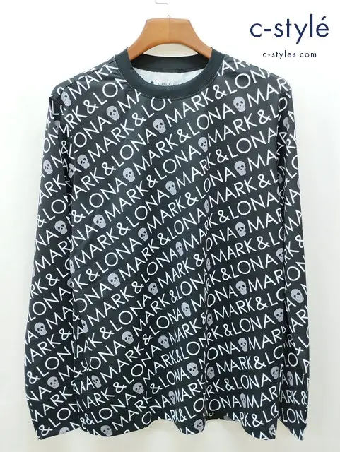 MARK&LONA マーク&ロナ ロングTシャツ 50 ブラック 長袖 Alpha Inner MLM-4A-AU30