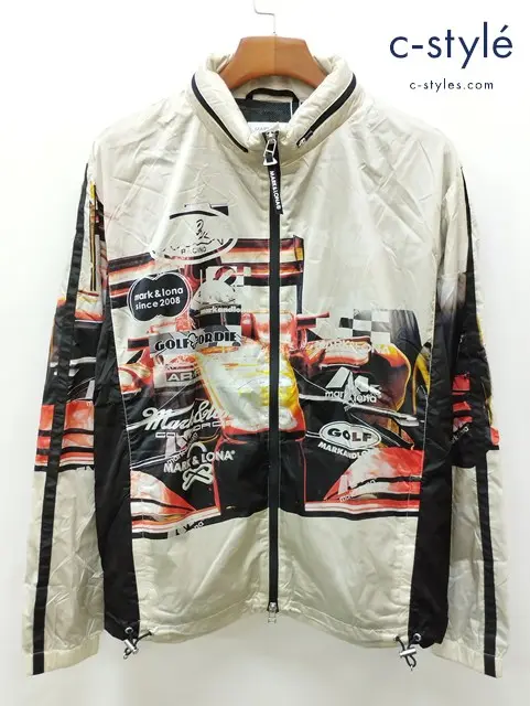 MARK&LONA マーク&ロナ ジャケット 50 マルチカラー Radiant Velocity Jacket MLM-5A-AD01 フード収納