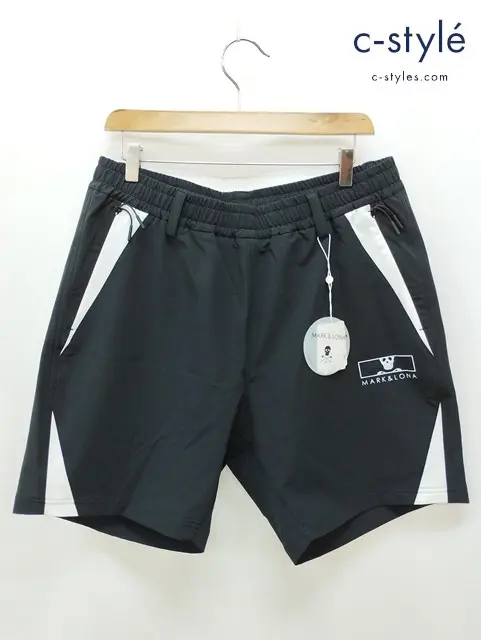 MARK&LONA マーク&ロナ ショートパンツ 50 ブラック Pave Utility Shorts MLM-4B-AT17