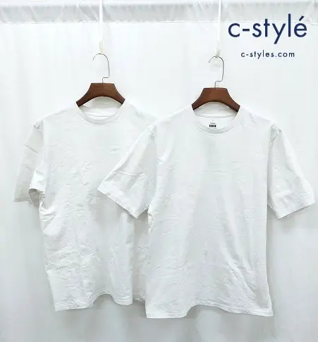 Graphpaper グラフペーパー Tシャツ 3 ホワイト 綿100% 日本製 Original Crew Neck Tee
