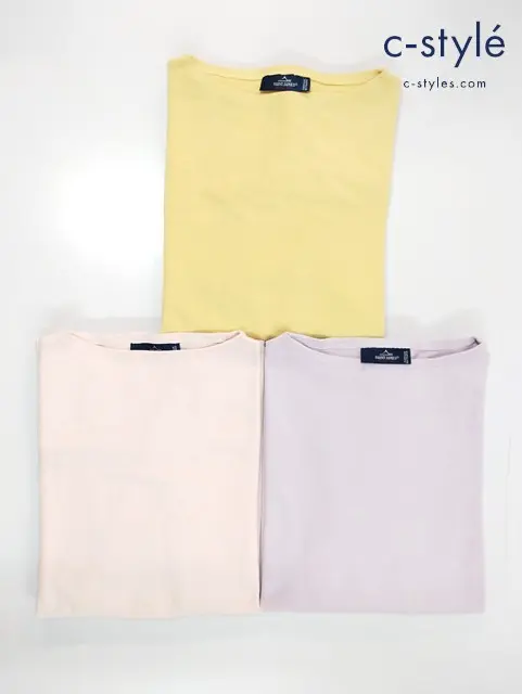 SAINT JAMES セントジェームス 長袖Tシャツ M 綿100% フランス製 ロンT バスクシャツ 計3点