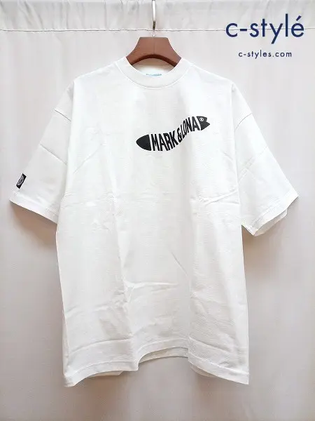 MARK＆LONA マーク＆ロナ Tシャツ 50 ホワイト 半袖 綿100 Fishy Basic Tee MFM-4C-AA01