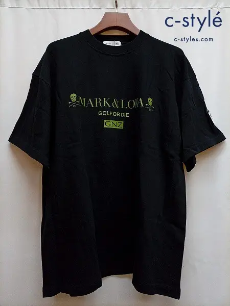 MARK＆LONA マーク＆ロナ Tシャツ 50 ブラック 半袖 綿100 MLM-5A-AA30