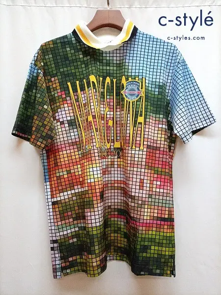 MARK＆LONA マーク＆ロナ ポロシャツ 50 サックス系 半袖 Pixel Como Performance Polo MLM-5A-AP07