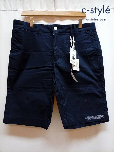 HORN GARMENT ホーンガーメント ハーフパンツ XL ネイビー HCM-1A-AT01