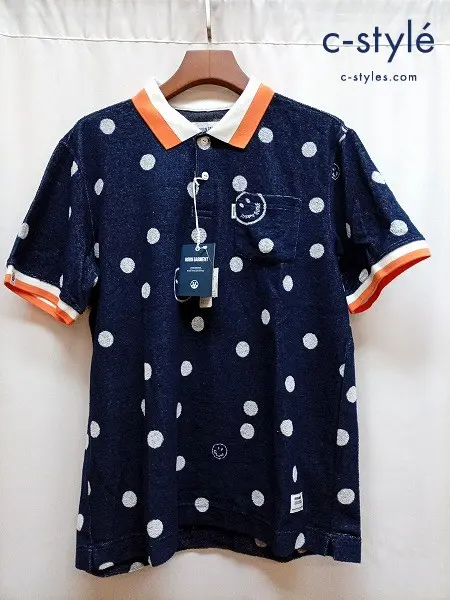 HORN GARMENT ホーンガーメント ポロシャツ 50 ネイビー HCM-2A-AP10