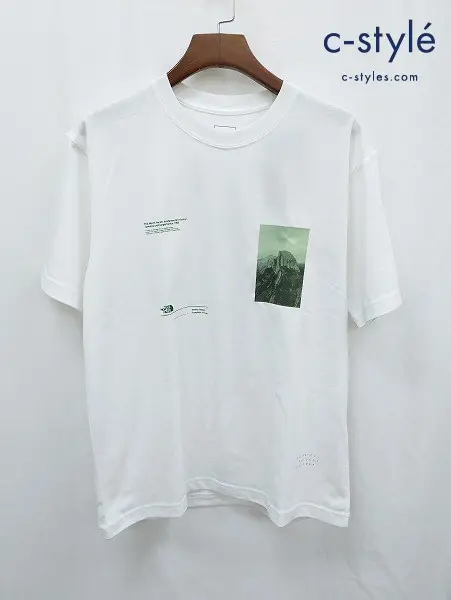 THE NORTH FACE ザノースフェイス Tシャツ L ホワイト 半袖 S/S HALF DOME UNCHANGED TEE NT32339
