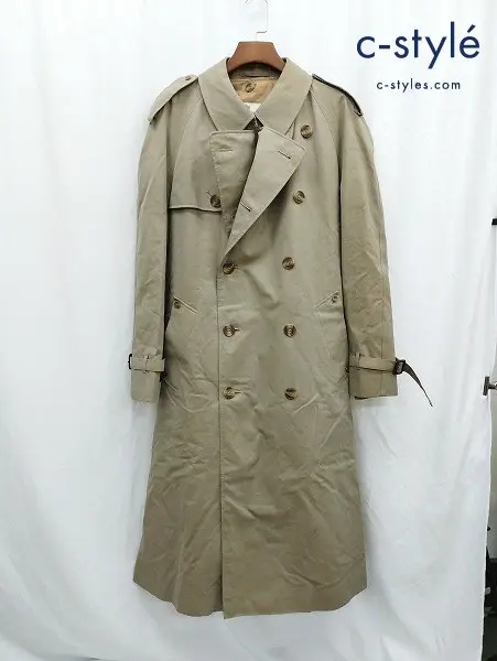 Aquascutum アクアスキュータム トレンチコート 44 ベージュ系 綿100％