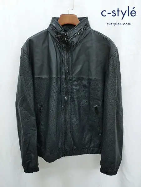 DIESEL ディーゼル ジャケット XL ブラック パンチング