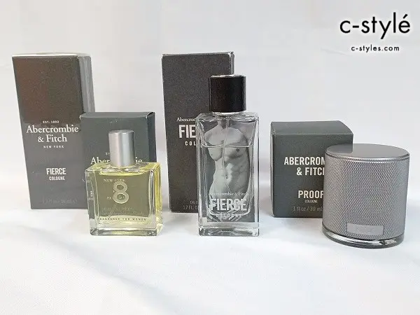 Abercrombie&Fitch 香水 まとめ FIERCE COLOGNE 50ml / 8 PERFUME 30ml / PROOF COLOGNE 30ml 残量約8～9割