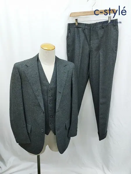 Brooks Brothers ブルックスブラザーズ スーツ グレー 3B 段返り 3ピース ウール100％ USA製