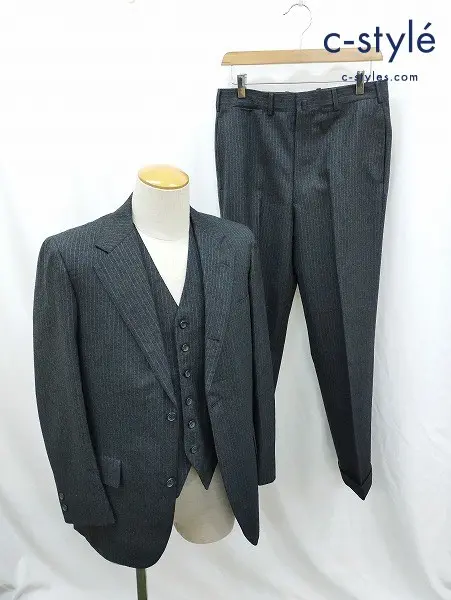 Brooks Brothers ブルックスブラザーズ スーツ ジャケット 36SH パンツ 31W グレー ストライプ 3ピース