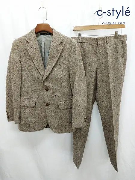 Brooks Brothers ブルックスブラザーズ スーツ ジャケット 35S パンツ 29 ベージュ系 3B 段返り