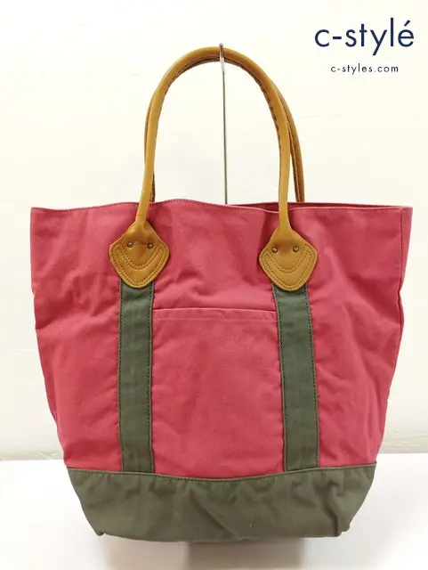 L.L.Bean エルエルビーン トートバッグ レッド系 コットン100% 0WY71