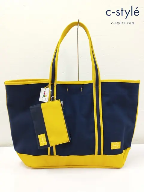 PORTER ポーター トートバッグ ネイビー 日本製 PORTER GIRL BOYFRIEND TOTE BAG ボーイフレンド 739-08513