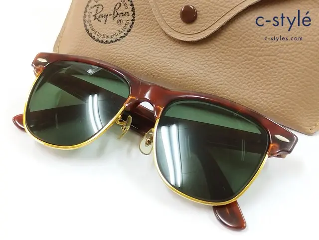 Ray-Ban レイバン サングラス ブラウン系 WAYFARER MAX B&L USA ウェイファーラー 度入り