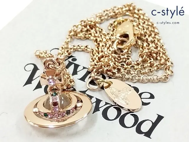 Vivienne Westwood ヴィヴィアンウエストウッド ネックレス ピンクゴールド ORB オーブ