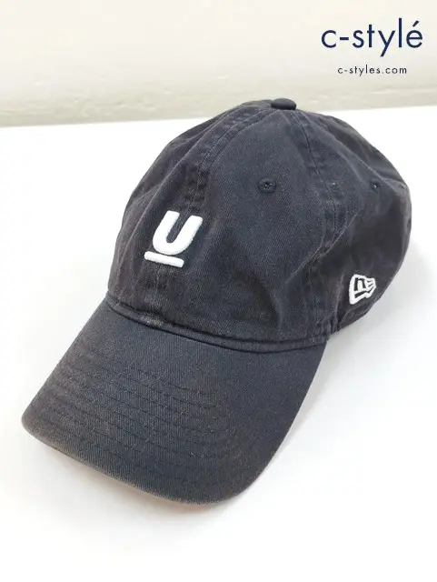UNDERCOVERISM×NEW ERA アンダーカバイズム×ニューエラ キャップ ブラック 綿100% 刺繍 Uロゴ