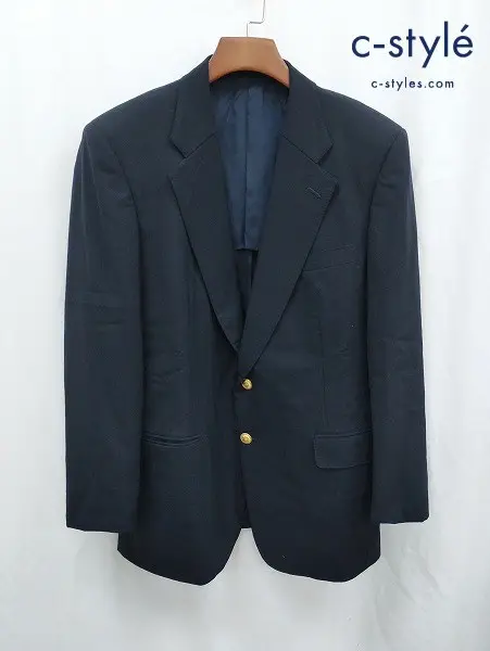 Aquascutum アクアスキュータム ブレザー AB-7 ブラック 2B 日本製 1750100