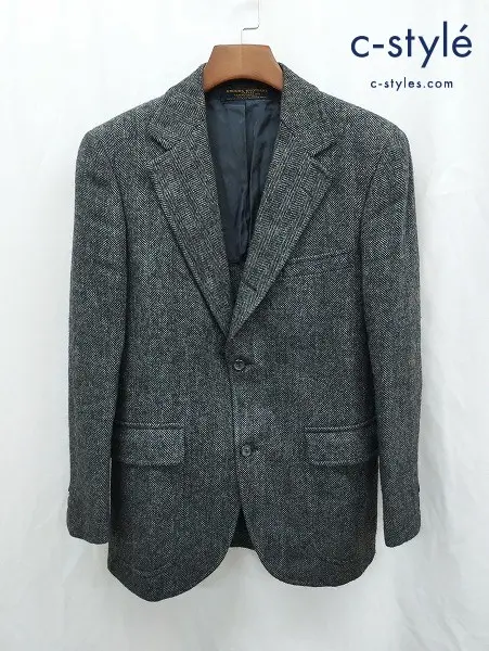 Brooks Brothers ブルックスブラザーズ ジャケット 36SH グレー系 3B 段返り ヘリンボーンツイード 7576