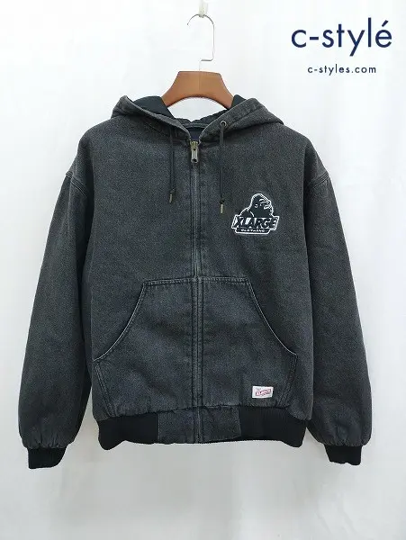 XLARGE エクストララージ フーディジャケット M グレー系 OLD OG HOODED WORK JACKET 101231021001