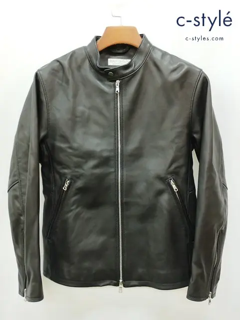 BEAUTY&YOUTH ビューティーアンドユース レザージャケット M ブラック 羊革 シングルライダース 1225-199-9462