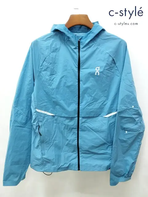 On オン ランニングジャケット M ライトブルー 撥水 Core Jacket コアジャケット