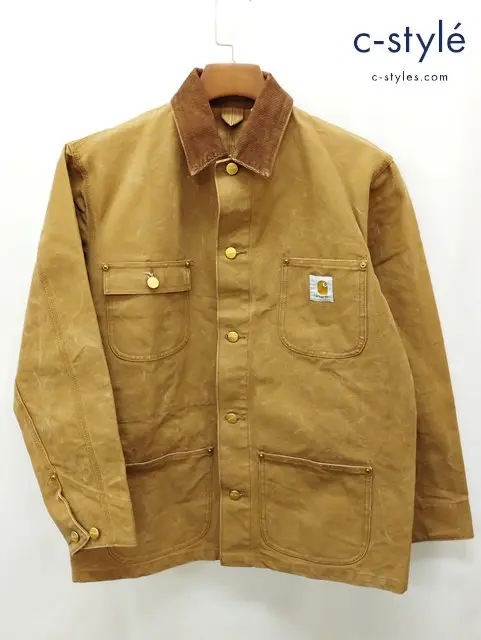 Carhartt カーハート ジャケット 40 キャメル系 綿100% ミシガンチョアコート