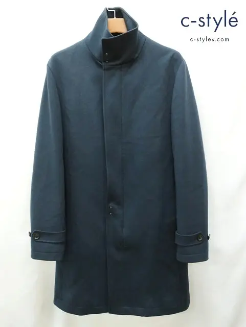 junhashimoto ジュンハシモト コート 4 ネイビー系 スタンドカラー NUKUMORI STAND COLLAR COAT 1011921025