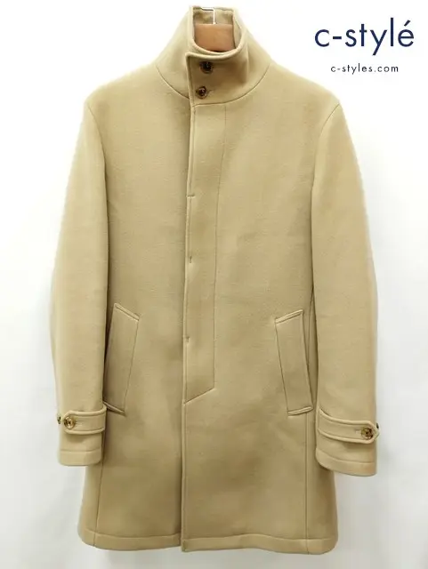 junhashimoto ジュンハシモト コート 4 ベージュ系 スタンドカラー 日本製 STAND COLLAR COAT 1011920014