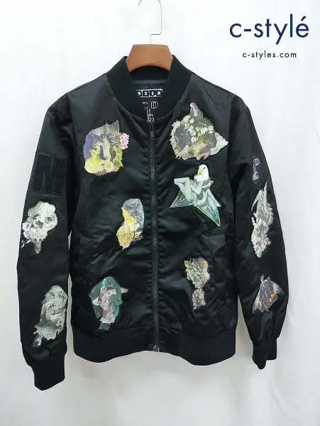 MSGM エムエスジーエム ジャケット 48 ブラック MA-1 154609-99