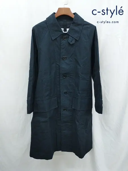 MHL. エムエイチエル ステンカラーコート M ブラック 596-0110501